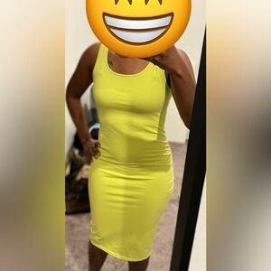 Green Sleeveless Dress